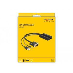 Produktbild für VGA-Adapter DeLock 62597 HDMI VGA Wandler