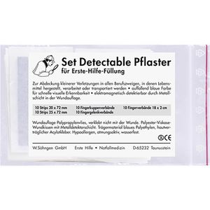 Produktbild für Pflaster Söhngen Detectable Pflasterset 1009987, 50 Strips