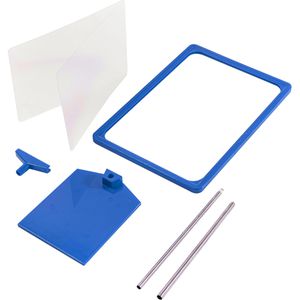 Produktbild für Infoständer Franken PSM A4 03 aus Aluminium, blau, A4