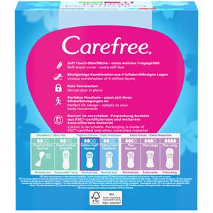 Produktbild für Slipeinlagen Carefree Cotton Feel Normal