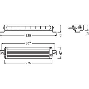Produktbild für Zusatzscheinwerfer OSRAM LEDriving VX250-SP, 12 V / 24 V, LED