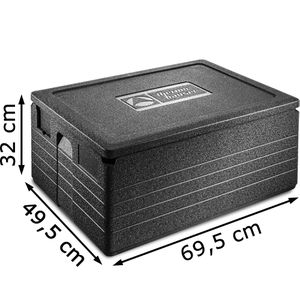 Produktbild für Thermobox thermohauser Unistar, schwarz, 70 Liter