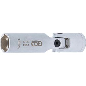 Produktbild für Zündkerzenschlüssel BGS-technic 2984, Steckeinsatz mit Gelenk