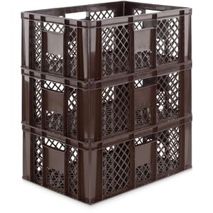 Produktbild für Eurobox Alpha-Paletten braun, 45 Liter, lebensmittelecht