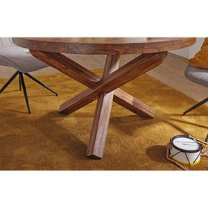 Produktbild für Esstisch Wohnling WL5.055, Sheesham-Massivholz