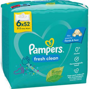 Feuchttücher Pampers Fresh Clean, 312 Tücher