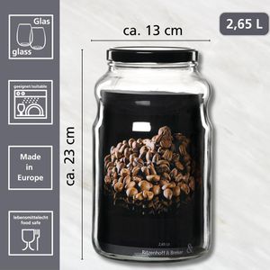 Produktbild für Einmachglas Ritzenhoff&amp;Breker Mara, mit Schraubdeckel