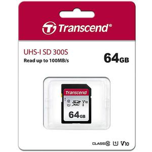 Produktbild für SD-Karte Transcend TS64GSDC300S, 64GB