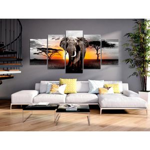 Produktbild für Wandbild Artgeist Elefant &amp; Sonne