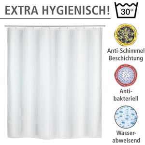 Produktbild für Duschvorhang Wenko Anti-Schimmel Palais, 180 x 200 cm