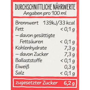 Produktbild für Saft Beckers Bester, naturtrüber Rhabarber