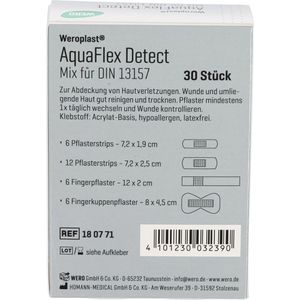 Produktbild für Pflaster Wero AquaFlex Detect Mix, 30 Strips