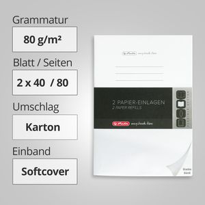 Produktbild für Notizbuch Herlitz Refill my.book flex, 50034130, Softcover