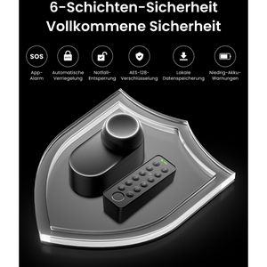 Produktbild für Smartes-Türschloss SwitchBot SmartLock Ultra Keypad &amp; Zentrale