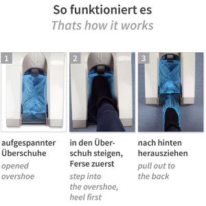 Produktbild für Überschuhspender Franz-Mensch Hygomat Cleanroom