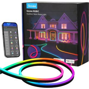 Produktbild für Lichtschlauch Govee Neon Rope Light, LED, weiß + farbig