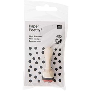 Produktbild für Motivstempel Rico-Design Paper Poetry Mini Eule, aus Holz