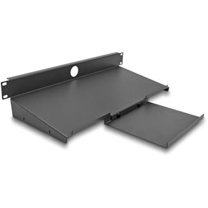 Produktbild für Netzwerkschrank-Fachboden DeLock 66749, 22 cm Einbautiefe