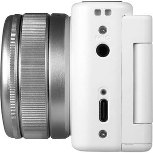 Produktbild für Kompaktkamera Yashica City 100 weiß, mit 2,8 Zoll Display