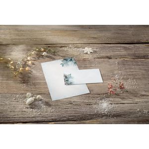 Produktbild für Weihnachtsbriefpapier Sigel DP424 Eucalyptus magic