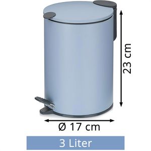 Produktbild für Mülleimer Kela Mats, 23611, nebelblau