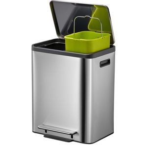 Produktbild für Mülleimer EKO EcoCasa, VB 912831, matt silber