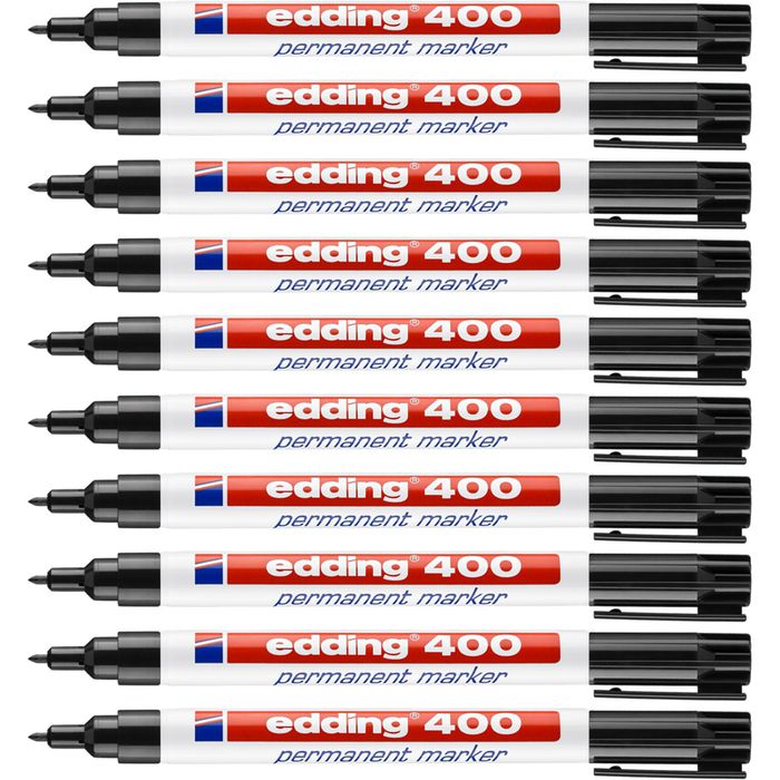 STAEDTLER Lumocolor Permanent Duo Marker – 5 Stück Schwarz, Mit Feiner Und Breiter Spitze, Wasserfest, Nachfüllbar