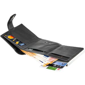 Produktbild für Kreditkartenetui FaVolmer VO24BL, Echt Leder