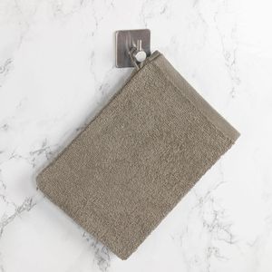Produktbild für Waschlappen Zollner Elba II, fango, 16 x 21 cm