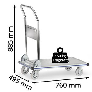 Produktbild für Transportwagen Fetra 3120, aus Aluminium