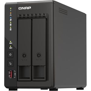 Produktbild für NAS QNAP TS-253E-8G, 2x 2.5GbE LAN, 2 Bay