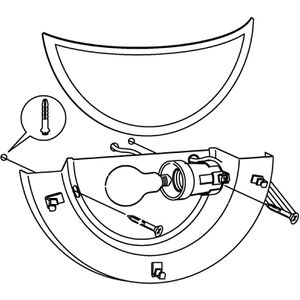 Produktbild für Wandleuchte Eglo PLanet 1, aus Stahl, für innen