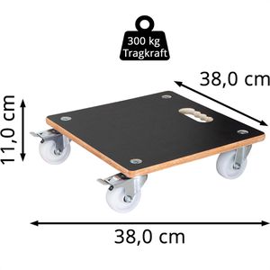 Produktbild für Pflanzenroller Wagner-System GH 1338, bis 300 kg, 38 x 38 cm