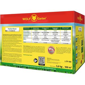 Produktbild für Rasensamen Wolf-Garten L-TP 100 Trocken-Rasen