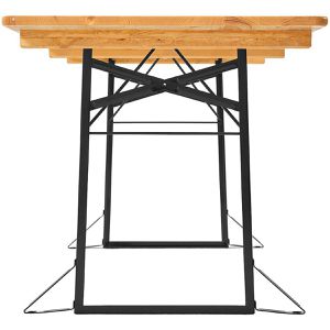 Produktbild für Bierzeltgarnitur RUKU1952 SW10062.2 Fichte/schwarz