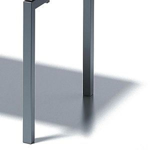 Produktbild für Schreibtisch Bisley Cito, DUF1208GW355, weiß / silber
