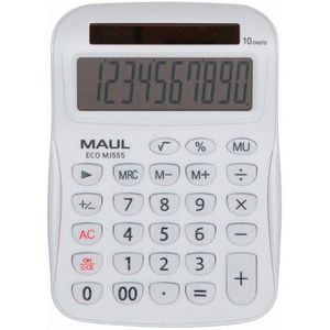 Produktbild für Taschenrechner Maul ECO MJ 555, Recycling, weiß