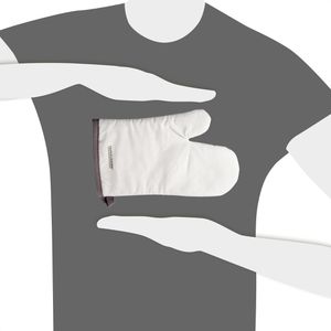 Produktbild für Ofenhandschuh Fackelmann Various 14298, weiß / grau