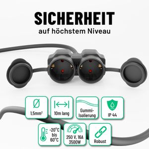 Produktbild für Verlängerungskabel Greate für außen IP44