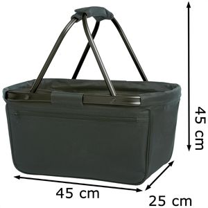Produktbild für Einkaufskorb Halfar 1807777, BASKET, schwarz