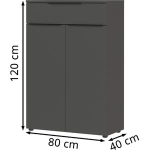Produktbild für Aktenschrank Germania Mailand, 4369-547 aus Holz