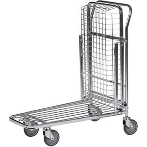 Produktbild für CC-Wagen Rollcart 13-1660, mit Schiebebügel &amp; Drahtkorb