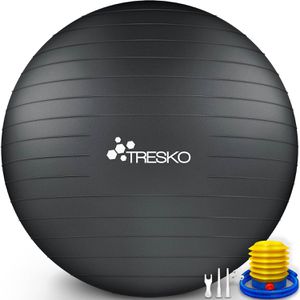 Produktbild für Gymnastikball Tresko Anti-Burst, mit Luftpumpe