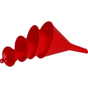 Trichter BrüderMannesmann 455-4, orange, 4-teiliges Set