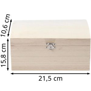 Produktbild für Geschenkbox Creativ-Company Schatztruhe, braun