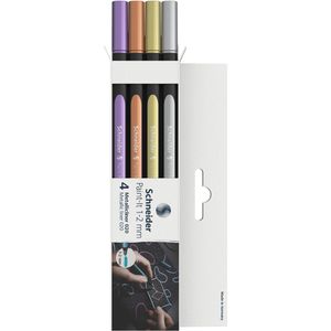 Metallic-Stifte Schneider Paint-It 020, farbig sortiert