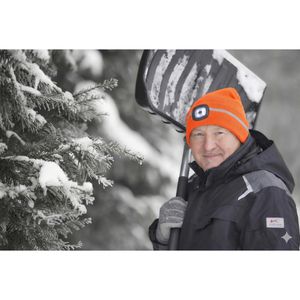 Produktbild für Wintermütze Gebol Haube LED, signalorange