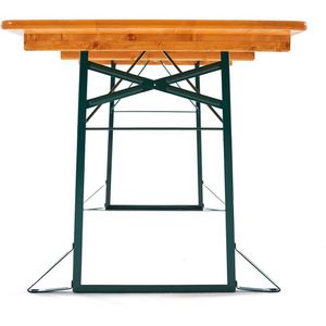 Produktbild für Bierzeltgarnitur RUKU1952 SW10061.1, Kiefer / grün