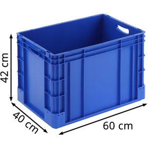 Produktbild für Eurobox Alpha-Paletten Silverline, blau, 80 Liter
