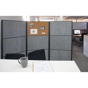 Produktbild für Stellwand Maul MAULconnecto 9601189 Mobil, auf Rollen